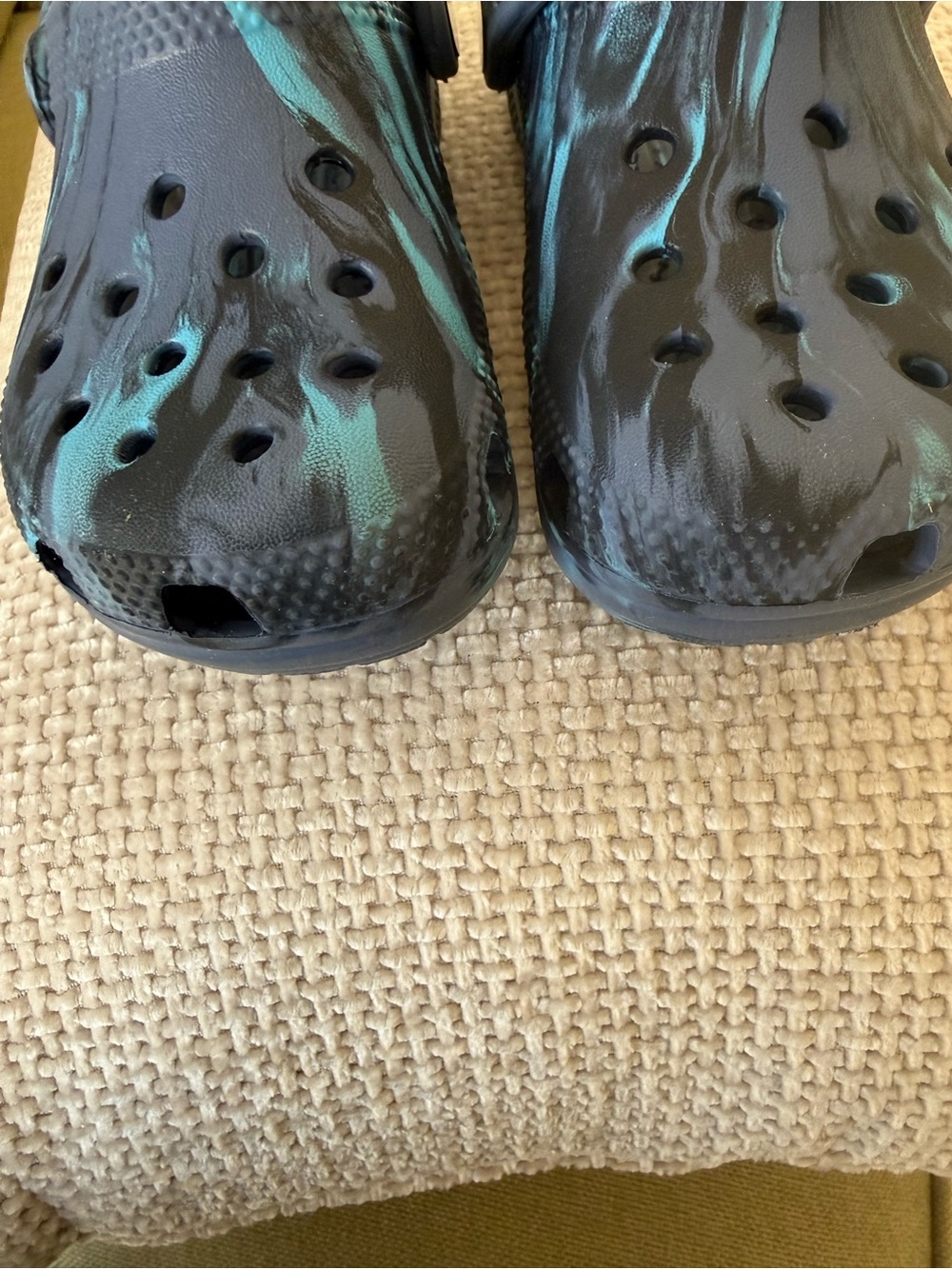 Crocs blue camo size 11 kids in EUC unisex - Picture 6 of 6